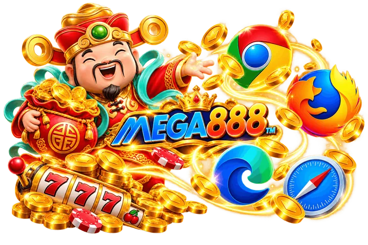 Mega888 MegaH5 runs in Chrome, Firefox, Edge and Safari browsers